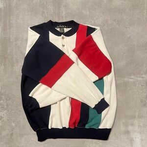 Vintage Knights of the Round Table Colorblock Sweatshirt Men’s